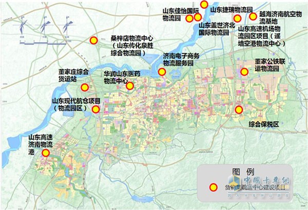 濟(jì)南將打造區(qū)域性物流中心