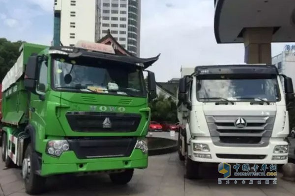 中國重汽九江地區(qū)智能渣土車品鑒會