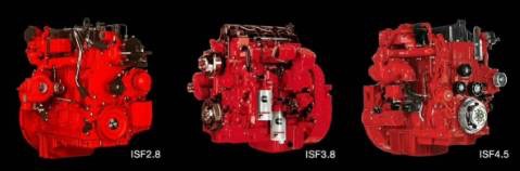 歐馬可超級(jí)卡車配裝的康明斯ISF2.8、ISF3.8、ISF4.5L發(fā)動(dòng)機(jī)