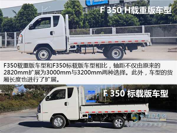 時(shí)駿F350H載重版車型