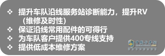 阿康派提高車隊沿線服務(wù)站的診斷能力，提升RV