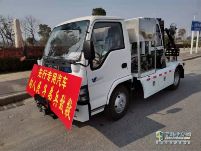 “1小時消毒數(shù)十輛”的新型沖洗消毒防疫車