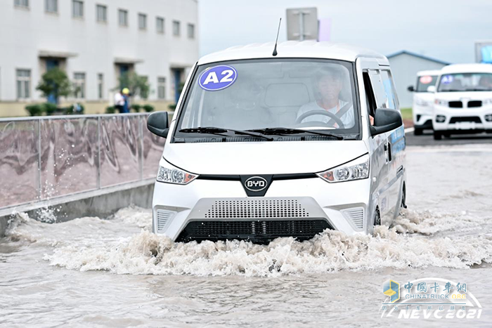 比亞迪V3,中國新能源挑戰(zhàn)賽,純電動,物流車