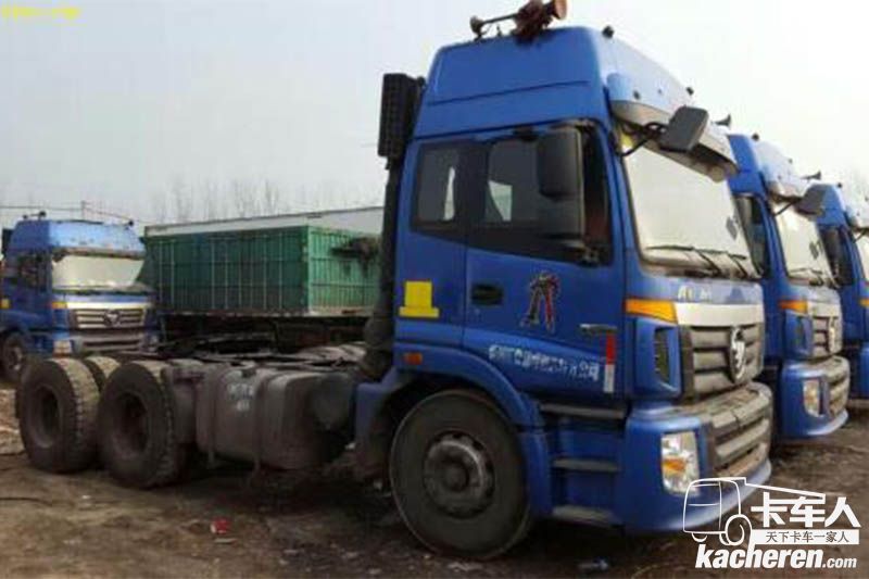 福田 歐曼ETX 6系重卡 380馬力 6X2 國五LNG牽引車(雙罐)(BJ4253SNFCB-XA)